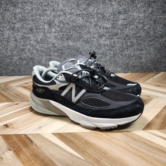 New Balance Shoes - New Balance 990v6 Women's 10 D WIDE Black Suede Sneakers Shoes W990BK6 USA